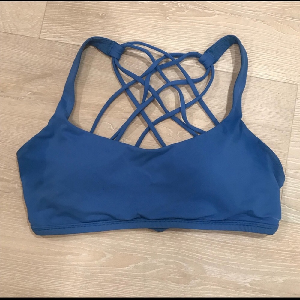 Lululemon Free to Be Wild bras with pads.